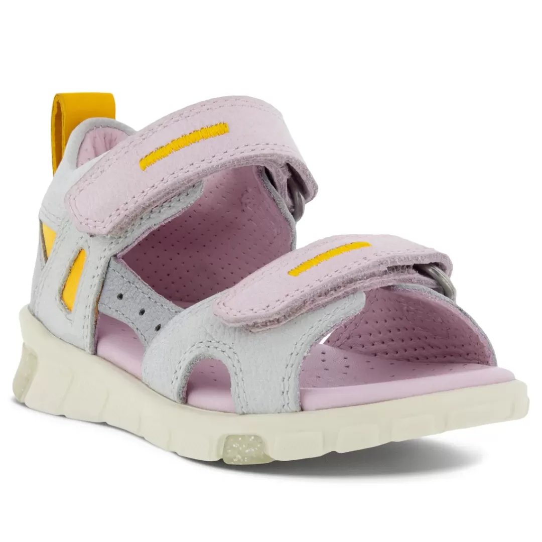 Clearance ECCO Mini Stride Sandal Multicolor Concrete Pink / Gra