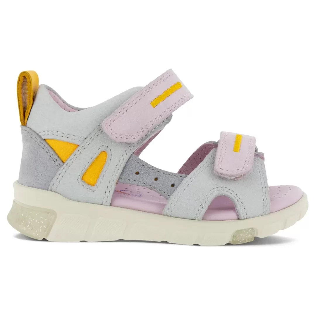Clearance ECCO Mini Stride Sandal Multicolor Concrete Pink / Gra