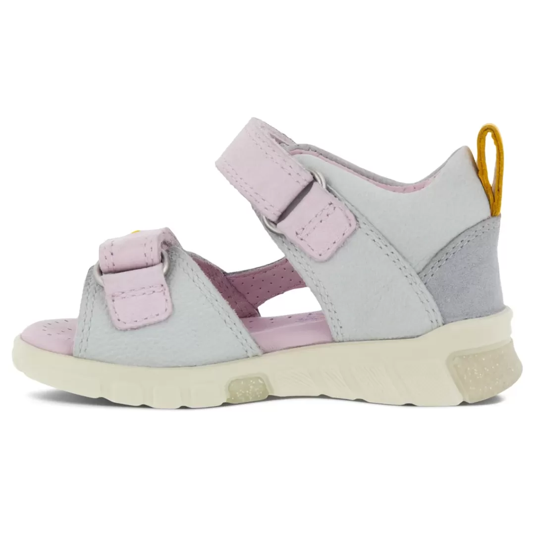 Clearance ECCO Mini Stride Sandal Multicolor Concrete Pink / Gra