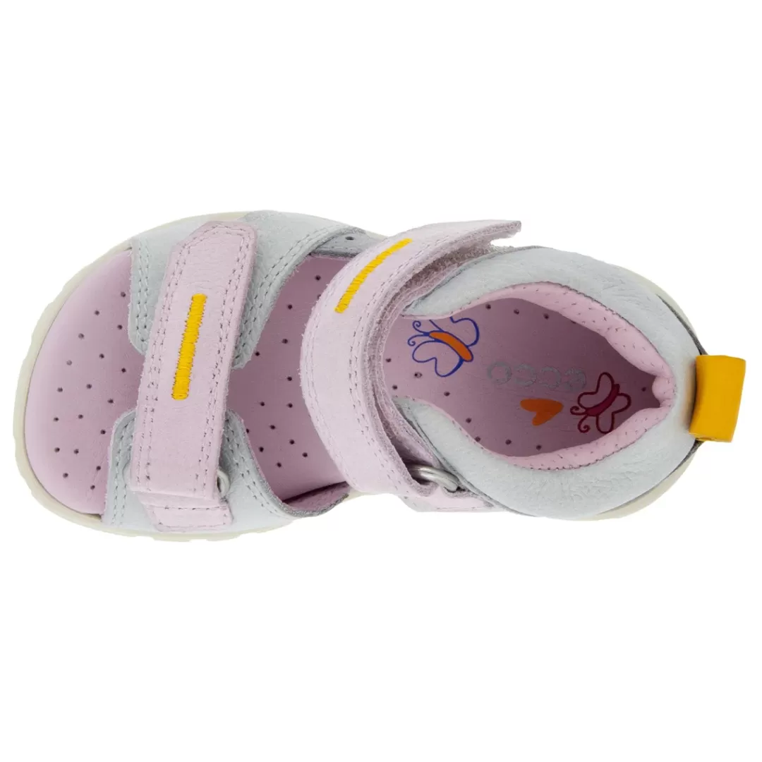 Clearance ECCO Mini Stride Sandal Multicolor Concrete Pink / Gra