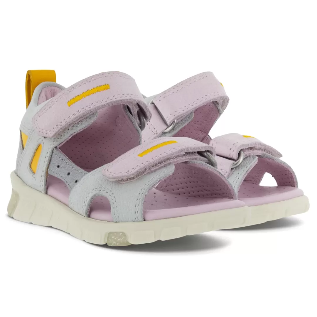 Clearance ECCO Mini Stride Sandal Multicolor Concrete Pink / Gra